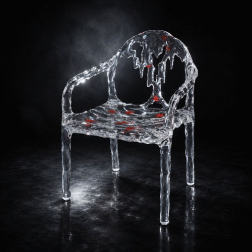 The Maple Leaf Ripple Dining Chair | Bespoke Glacier Crystal Chairs