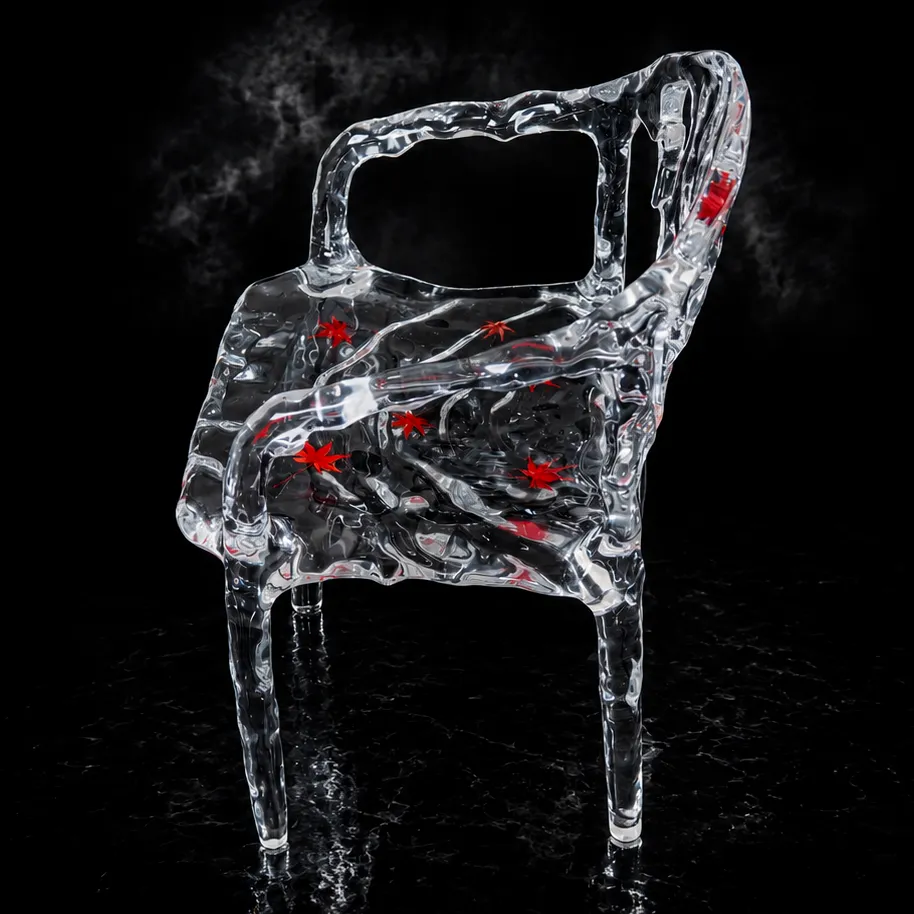 Maple Leaf Chair Back View