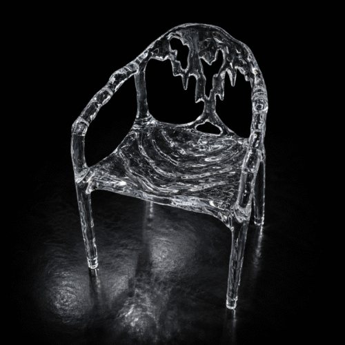 Melting Ice Sculptural Dining Chair | Bespoke Art Furniture