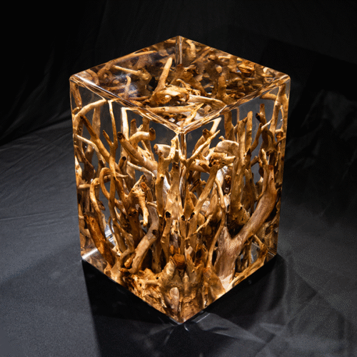 Eternal Growth Crystal Stools |Tree Root Crystal Side Table
