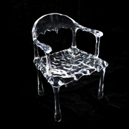 Melting Ice Crystal Accent Chair | Bespoke Transparent Seating