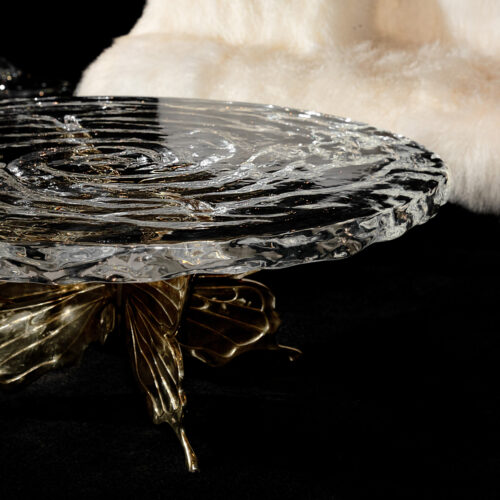 "majestic stag" bronze & crystal dining table | classical art furniture (copy)