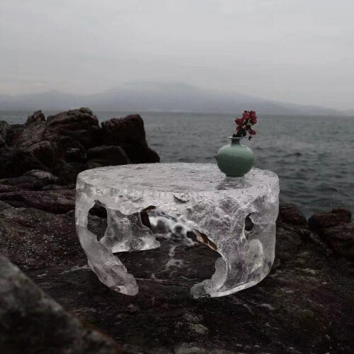 "frozen timber" crystal wood grain coffee table | wabi sabi art (copy)