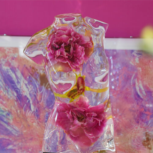 "ethereal gallop" crystal horse sculpture | abstract art centerpiece [cloned #13654]