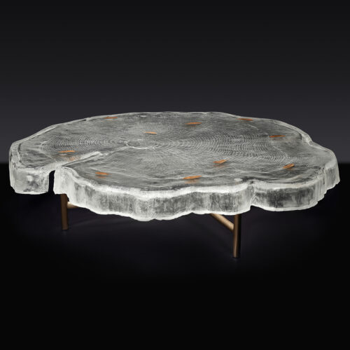 "majestic stag" bronze & crystal dining table | classical art furniture (copy)