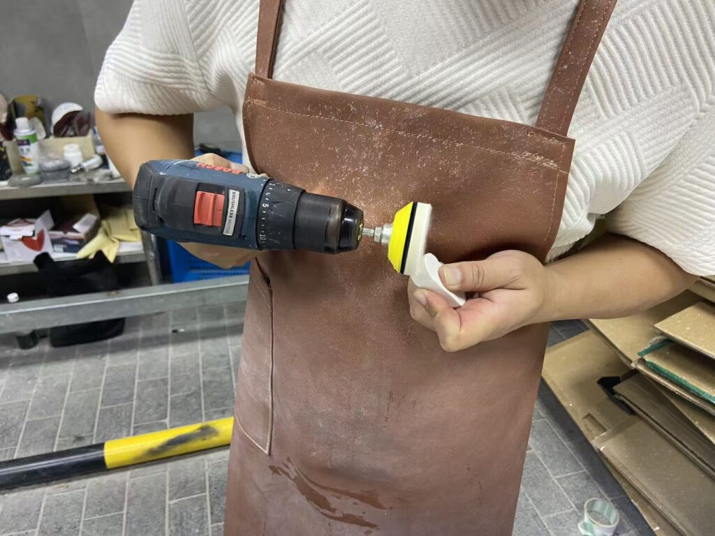 11更换羊毛轮盘上腊充足