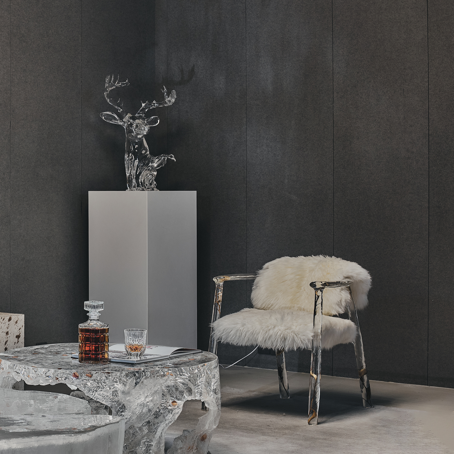 "highland majesty" crystal & leather high back chair | classical art furniture (copy) "highland majesty" crystal & leather high back chair | classical art furniture (copy)